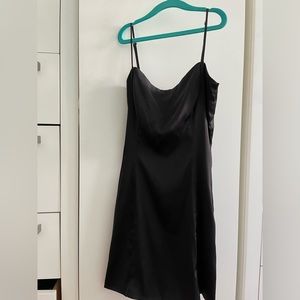 Aritzia Sun deh black shimmer dress